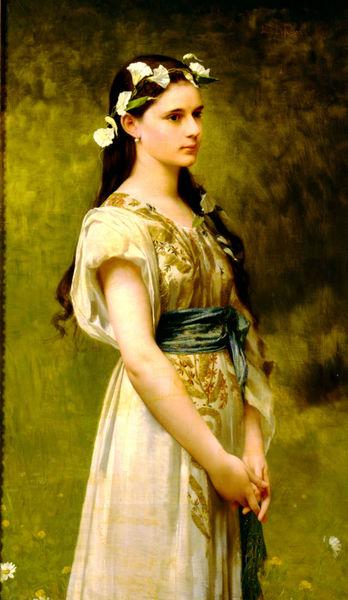 Jules Joseph Lefebvre Portrait of Julia Foster Ward oil painting picture